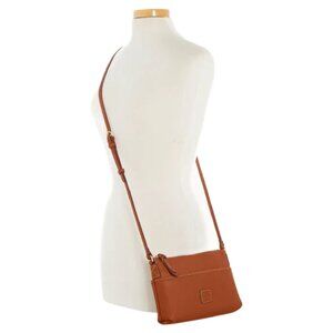 NWT- Dooney & Bourke Florentine Leather Katie Crossbody, Natural
